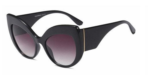 Kvinnliga Oversized Cat-Eye Solglasögon 2025 UV400 Khloe