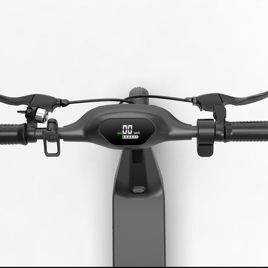 Låsbar elscooter m app H10 - 40 km räckvidd farthållare stål LEDskärm