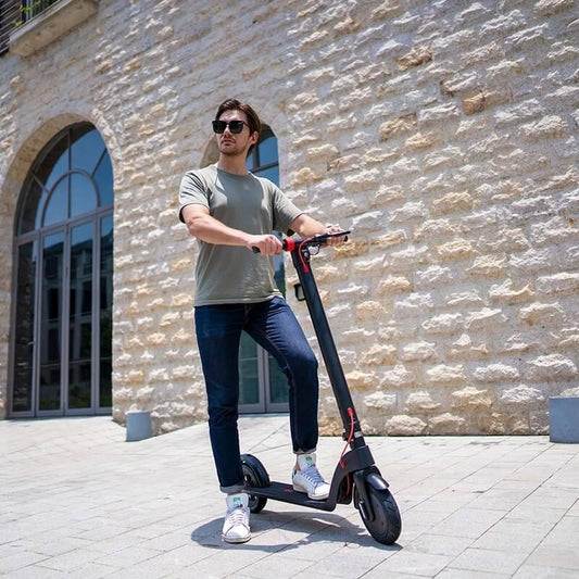 Lätt fällbar scooter för pendling - 25 km/h lätt vikt