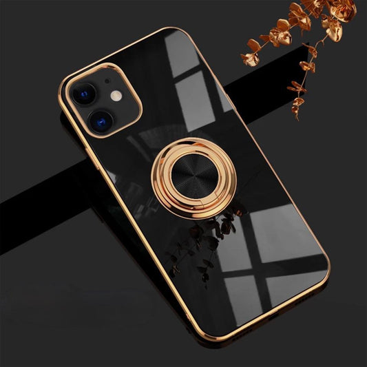 Luxurious Stylish case 'iPhone 13' with ring stand function Gold