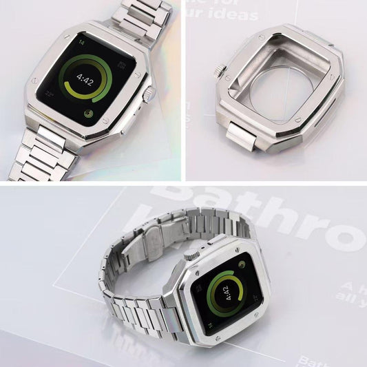 Noorzai S - Apple Watch 7 Lyxfodral band flera färger justerbar