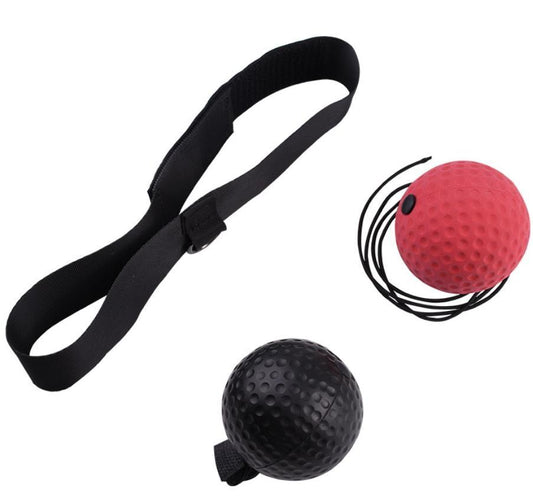 Pannbandsboxning rolig boll du fäster i pannan reflex elastiskt