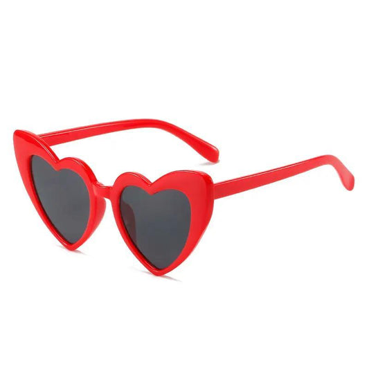 Retro Heart Shaped Women's Sunglasses Oversized UV400