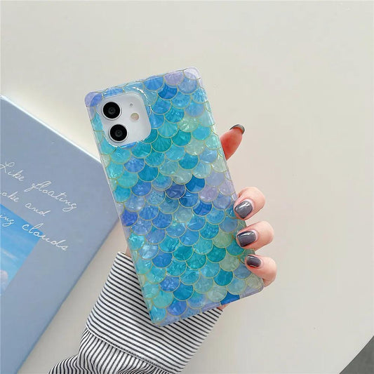 'Samsung Galaxy S23' Mermaid fish scale shell mother of pearl rectangular