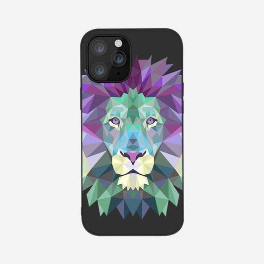 Samsung S22, Plus &amp; Ultra case lion digital art color