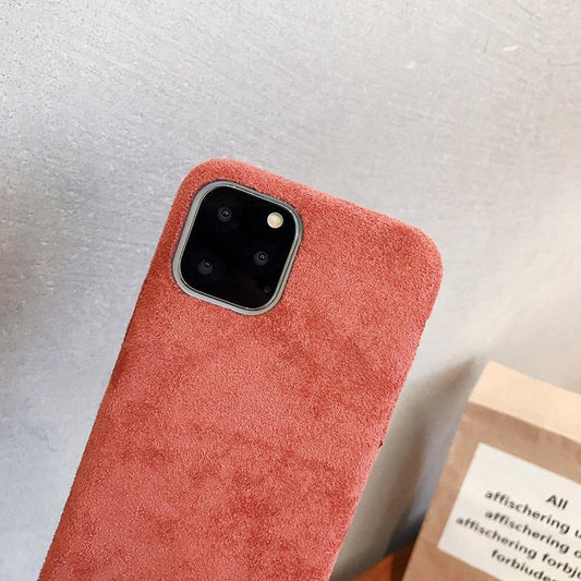 Skal till iPhone11 Pro i lyxigt sammetsmaterial