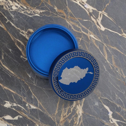 Snusdosa i blå aluminium för alla snus - Afghanistan karta tiger