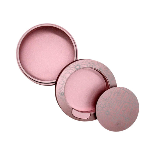 Snusdosa i rosa aluminium för alla snus - Girls Power blommor
