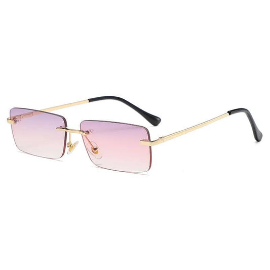 Women's sunglasses 90s inspired oval shape Pink