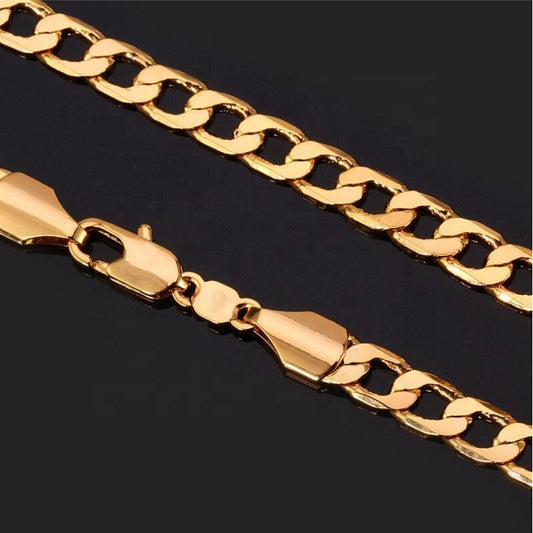 Heavy chain in gold for men hip hop luxury