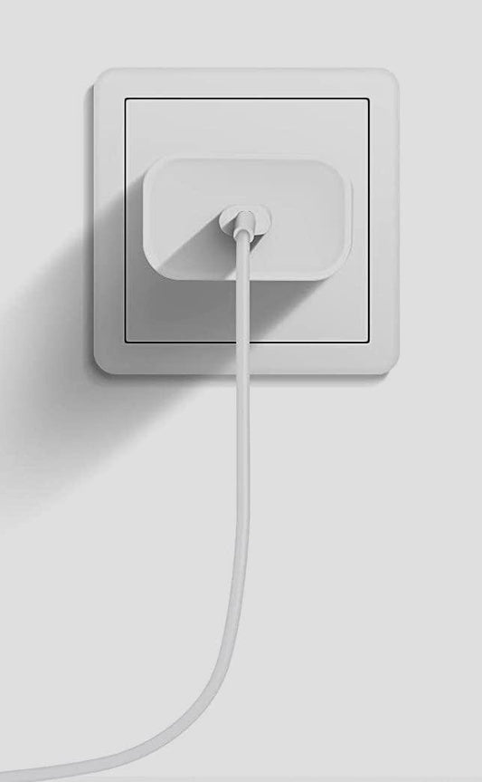 USB-C SNABBLADDARE till EU vägguttag vit 20W iPhone