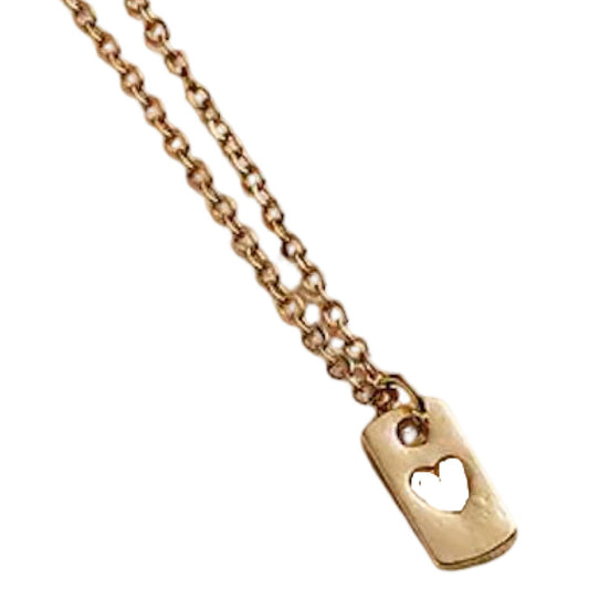 You have a piece of my heart - halsband 18K guldpläterat gåva valentines
