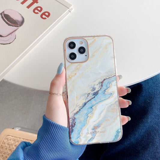 iPhone 12 & 12 Pro Skal i oändliga färger marmor mönster
