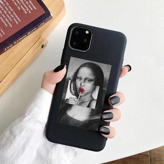 iPhone 12 Pro Max Skal Mona Lisa suger på klubba Leonardo