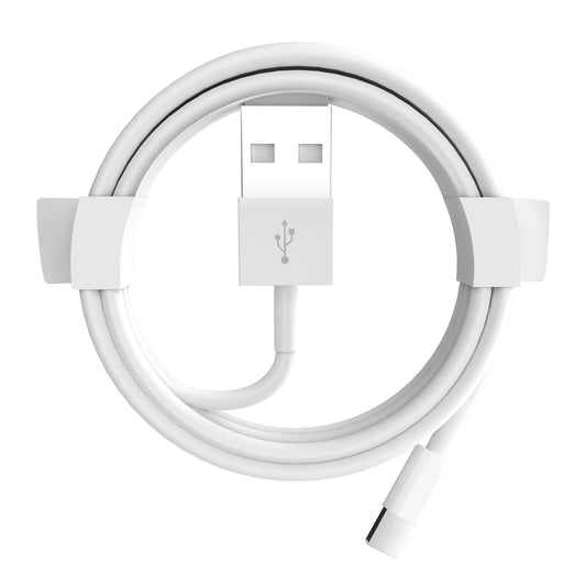 iPhone 13 12 lightning USB-a kabel stödjer snabbladdning vit