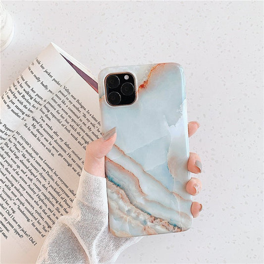 Mobile cover for iPhone11 with unique marble pattern