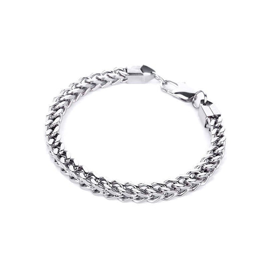 Luxury titanium bracelet for men punk + necklace