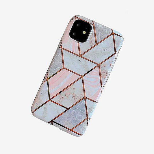 Mobile cover for iPhone 11 with marble pattern