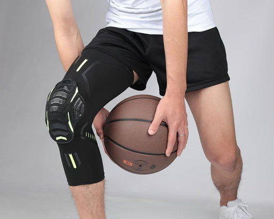 Knee pads for sports basketball cycling full coverage padded white black