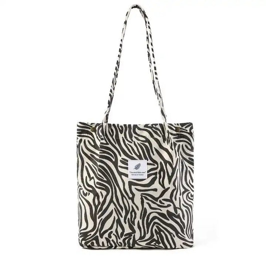 Lined Fabric bag tote bag with compartment washable eco-friendly