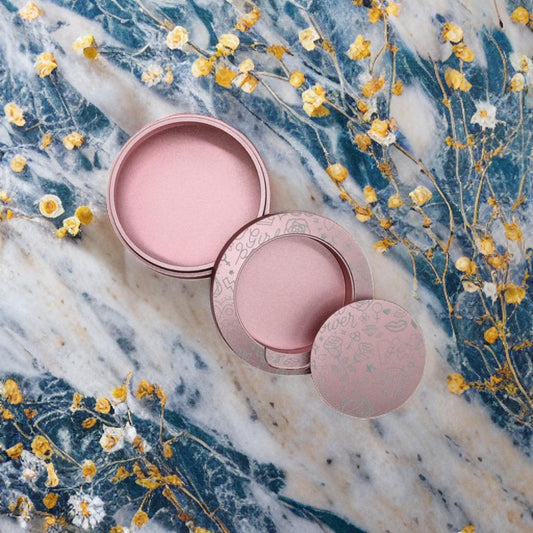 Snusdosa i rosa aluminium för alla snus - Girls Power blommor girls rule